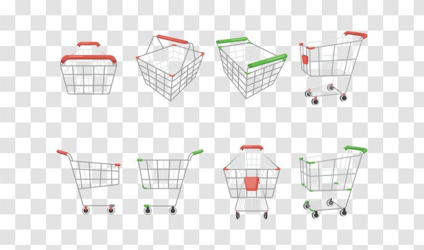 Shopping Cart - Supermarket - Vecteezy Transparent PNG