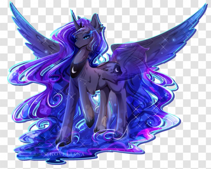 Princess Luna Celestia Twilight Sparkle Pony Art - Drawing - Fan Transparent PNG