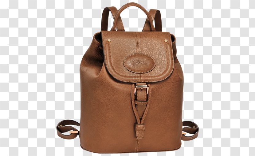 Longchamp Handbag Backpack Tote Bag - Brown Transparent PNG