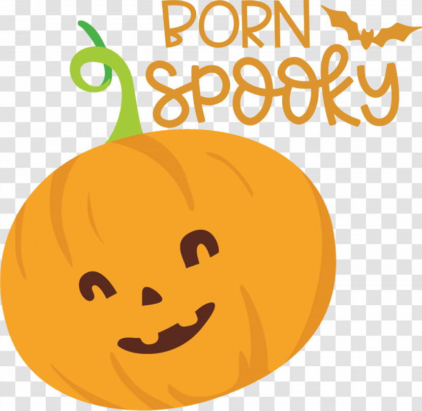 Spooky Pumpkin Halloween Transparent PNG