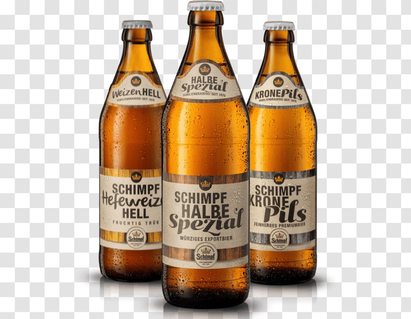 Wheat Beer Brauerei Schimpf Bottle Brewing Transparent PNG