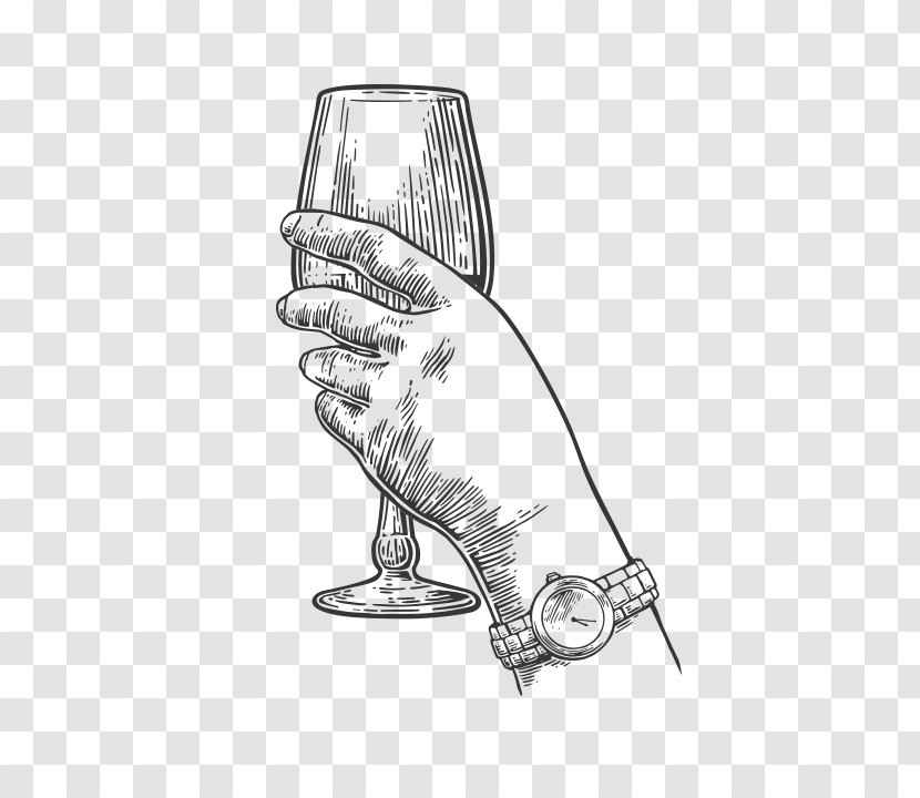 Champagne Wine Vintage - Bottle Transparent PNG