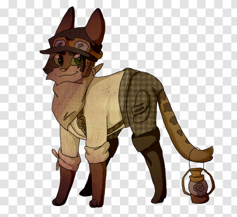 Cat Steampunk Drawing - Horse Like Mammal - Punk Transparent PNG