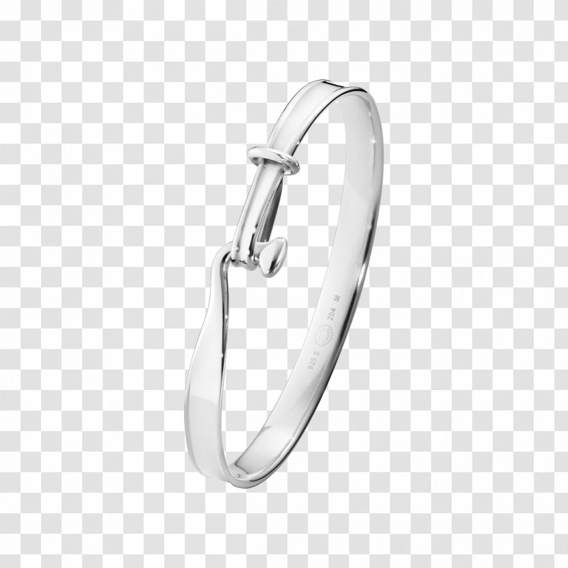Earring Bracelet Bangle Sterling Silver - Georg Jensen Transparent PNG