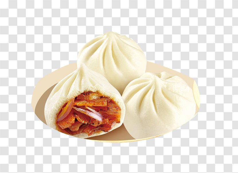 Ice Cream Dim Sum Cha Siu Bao Baozi Stuffing - Leyaoju Food - Rich Stuffed Buns Transparent PNG