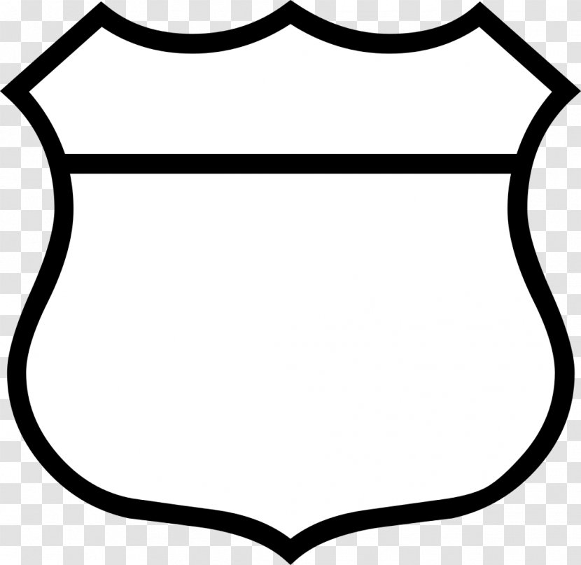 U.S. Route 66 Highway Shield US Interstate System Traffic Sign - White - Road Outline Cliparts Transparent PNG