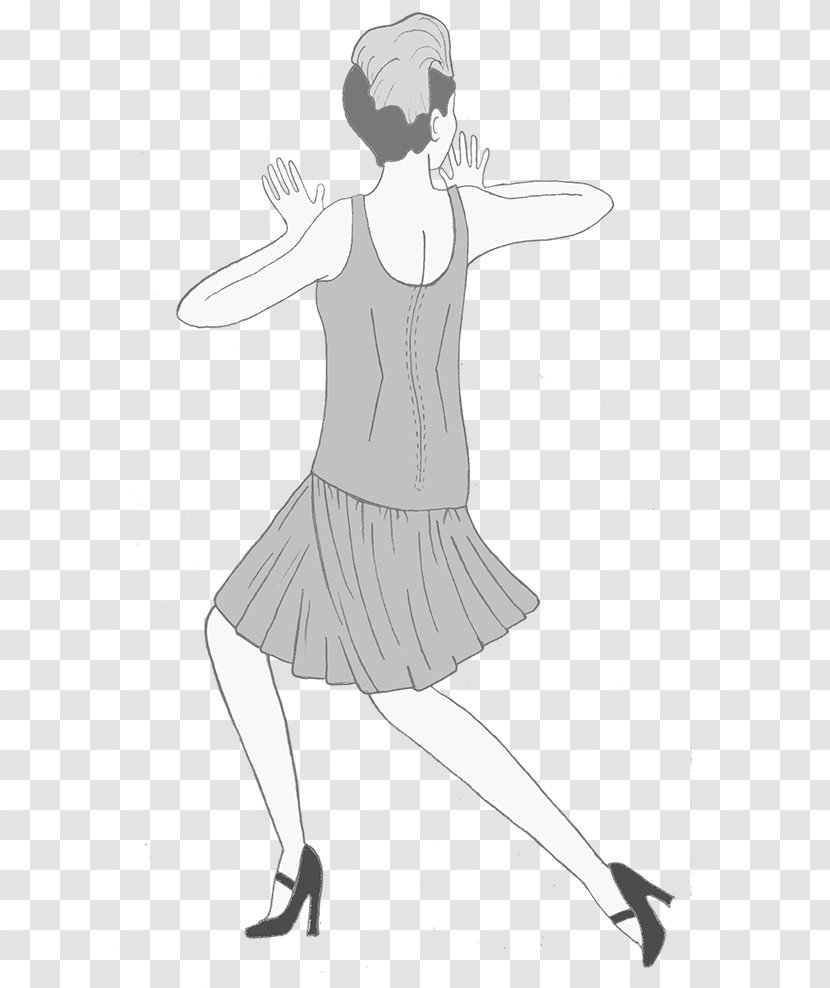 Shoe Character Shoulder Sketch - Tree - Dress Transparent PNG