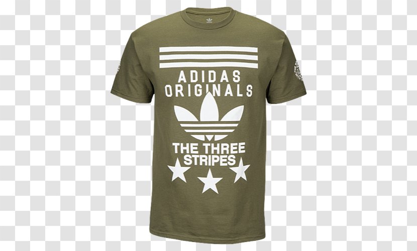T-shirt Adidas Originals Logo Sleeve - Active Shirt Transparent PNG