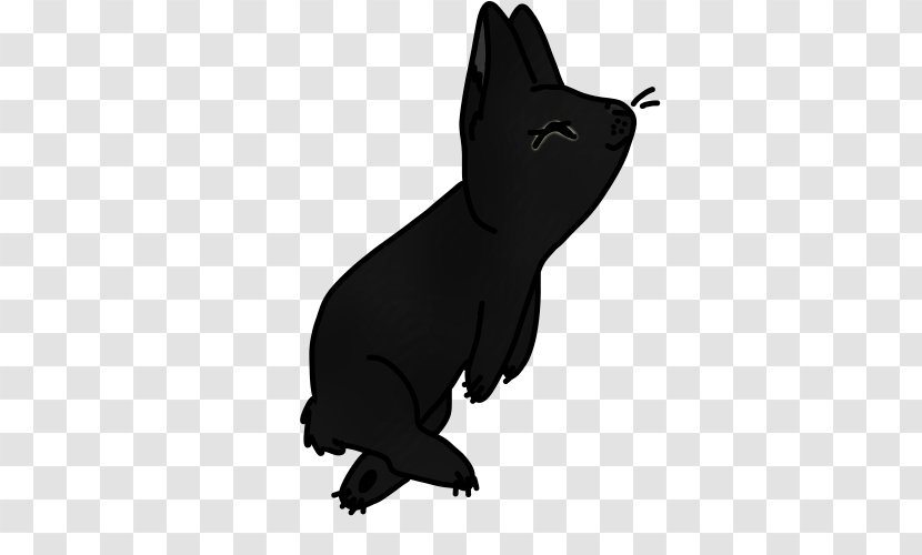 Whiskers Dog Cat Snout Clip Art - Black Transparent PNG