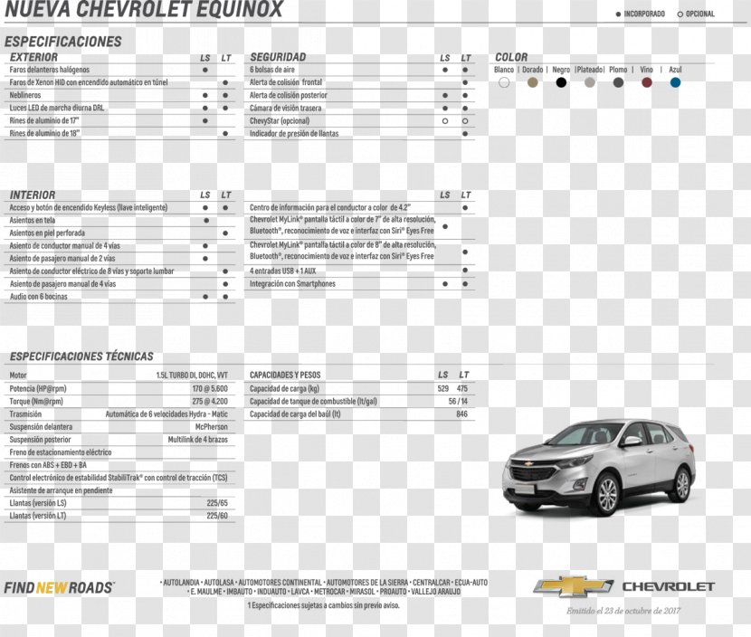 Car 2018 Chevrolet Equinox Cruze Sport Utility Vehicle - Text Transparent PNG