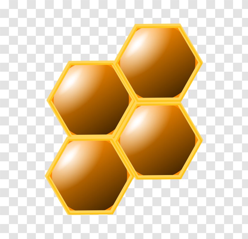 Beehive Honeycomb Honey Bee Clip Art - Pollinator - Horchata Cliparts Transparent PNG