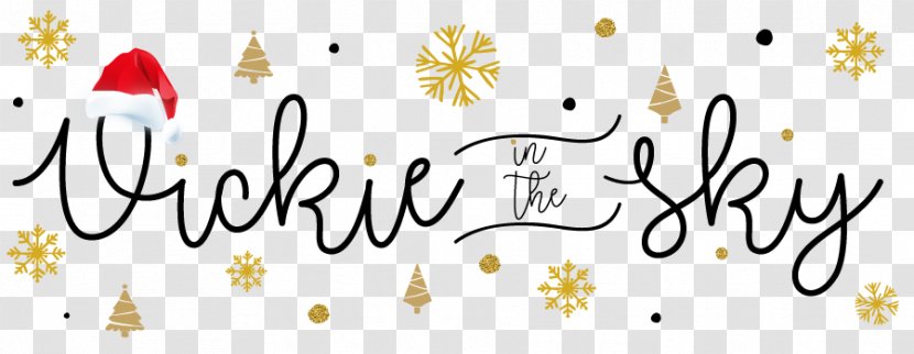 Calligraphy Christmas Font - Banner - Time Again Transparent PNG