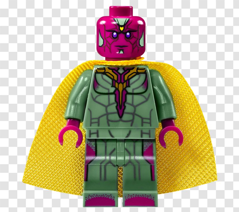 Lego Marvel Super Heroes Vision Marvel's Avengers Minifigure - Toy Transparent PNG
