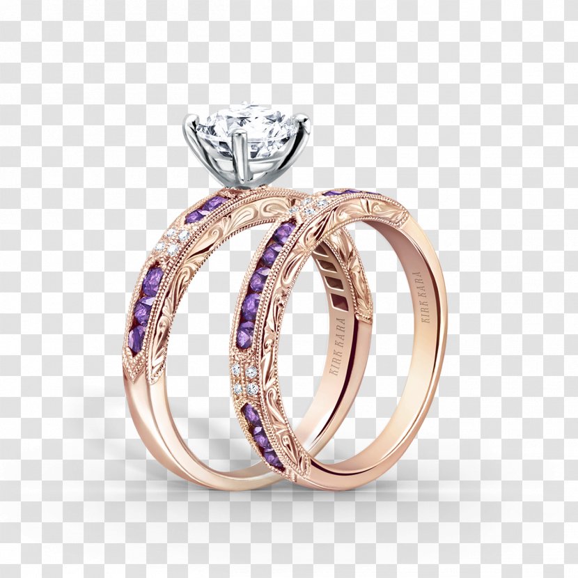 Engagement Ring Wedding Amethyst Diamond - Fashion Accessory Transparent PNG