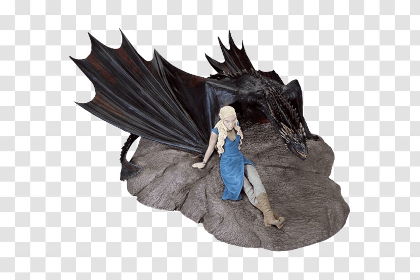 Daenerys Targaryen Drogon Action & Toy Figures Figurine Statue - Game Of Thrones Transparent PNG