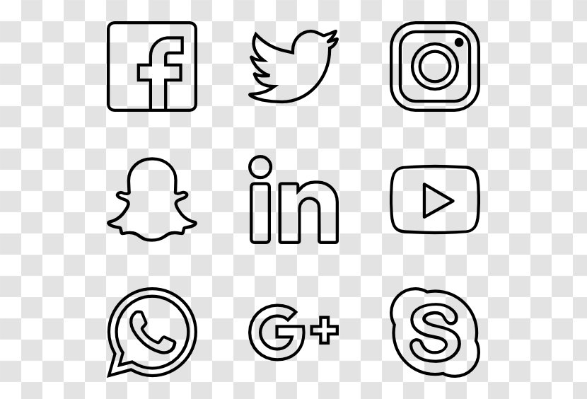 Social Media Icons - Symbol - Diagram Transparent PNG