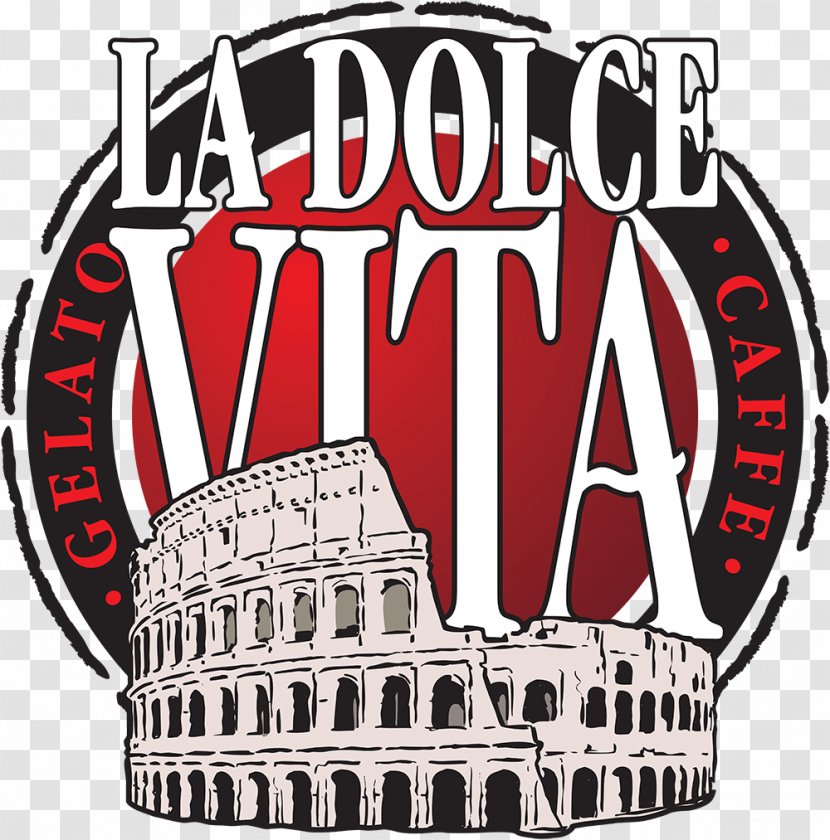 Coffee La Dolce Vita Cafe Logo Menu - Text - & Gabbana Transparent PNG