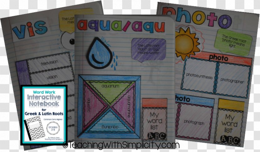 Vocabulary Word Root English Language - Arts - Foldables For Transparent PNG