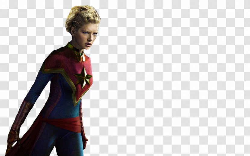 Carol Danvers Marvel Comics Captain Cinematic Universe - Silhouette Transparent PNG