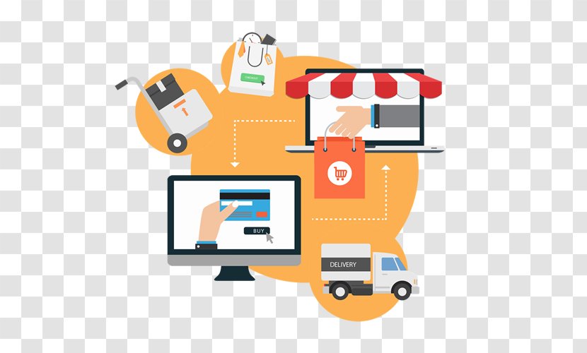Online Shopping Clip Art E-commerce Electronic Business - Ecommerce - Digitization Transparent PNG