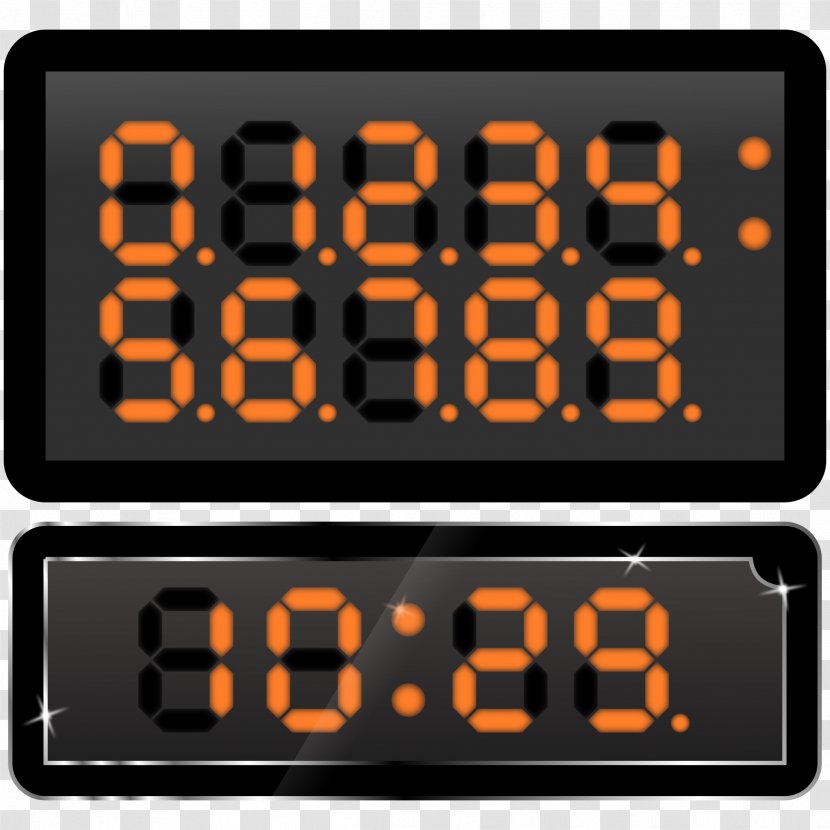 Timer Digital Clock Data Display Device - Time Transparent PNG