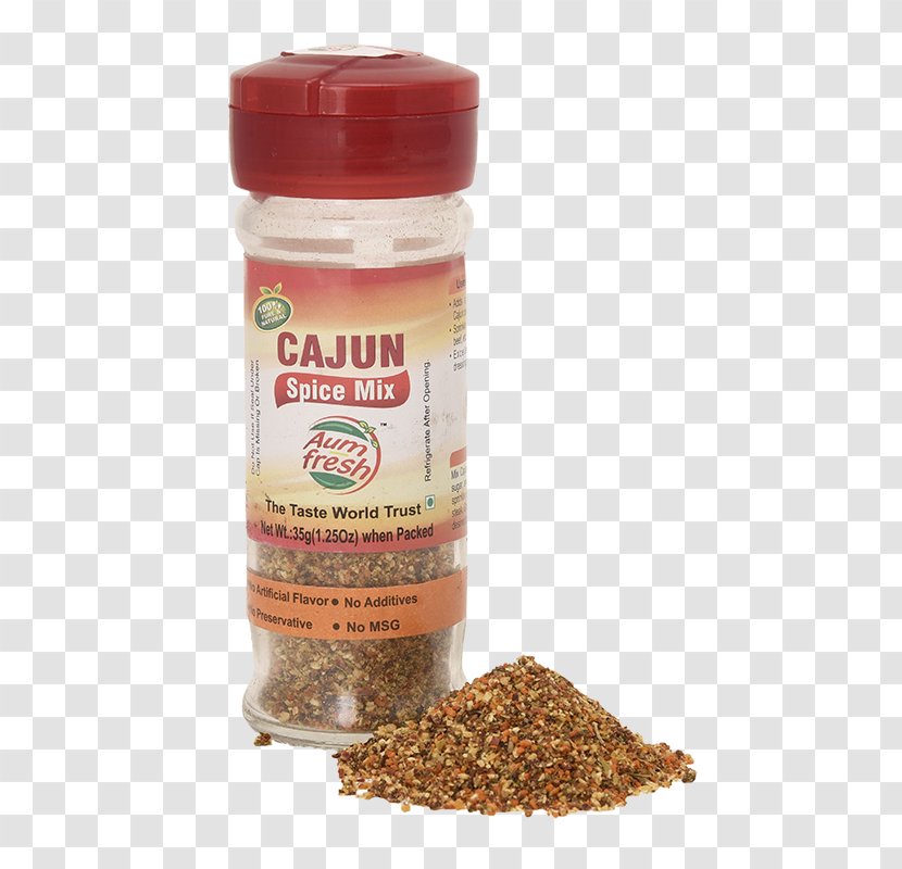 Cajun Cuisine Barbecue Spice Mix Seasoning - Five Powder Transparent PNG