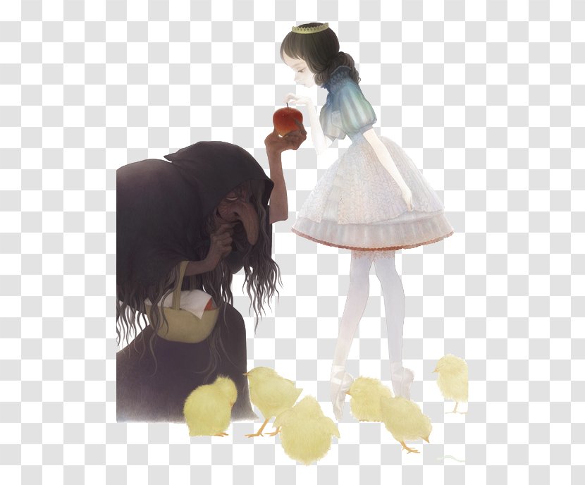 Queen Snow White Fan Art Fairy Tale - Flower - And The Witch Transparent PNG