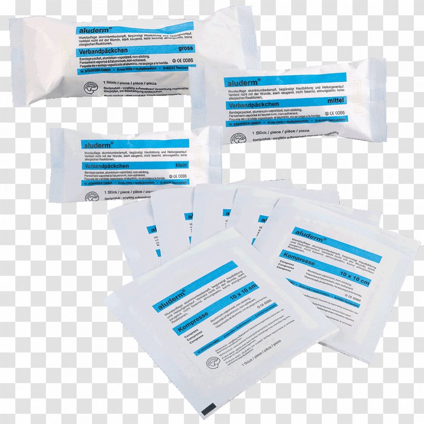 Compresa Opatrunek Indywidualny First Aid Supplies Wound - Dinnorm - Sterile Transparent PNG