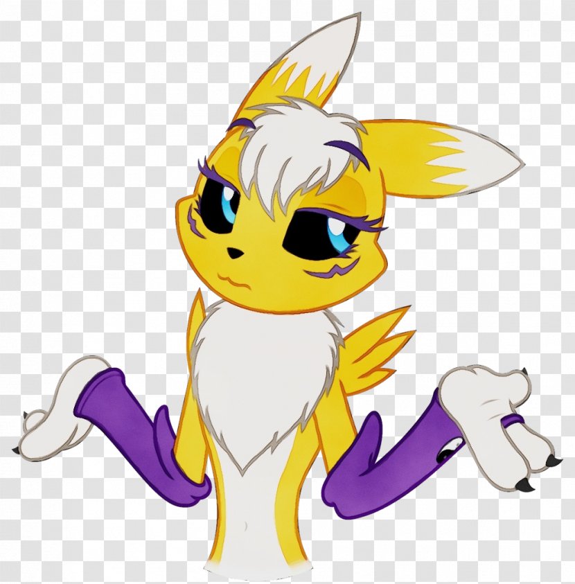 Horse Yellow - Animation - Style Gesture Transparent PNG