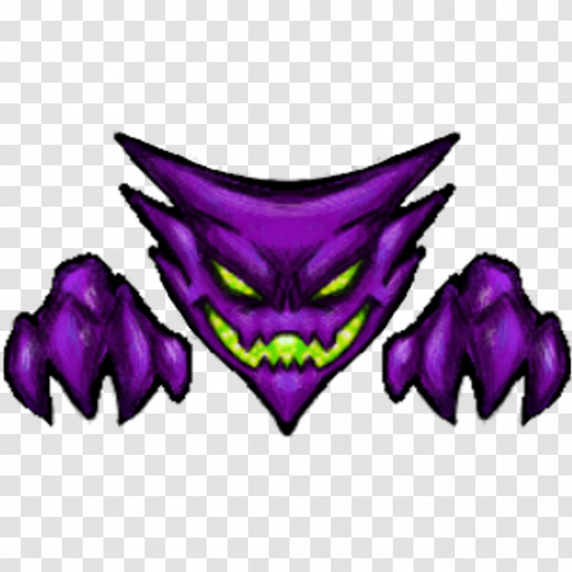 Haunter Drawing Gengar Fan Art Gastly - Violet - Skeletor Transparent Transparent PNG