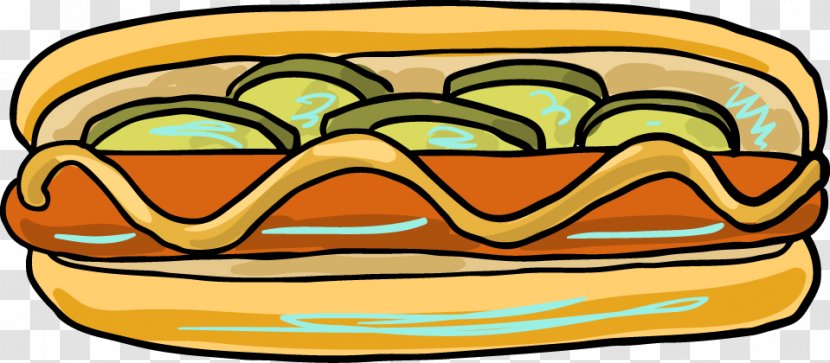 Hot Dog Cartoon Clip Art - Hand-painted Transparent PNG