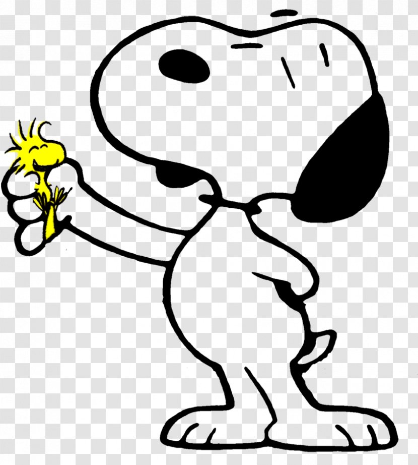Snoopy Charlie Brown Woodstock Peanuts - Cartoon - Heart Transparent PNG