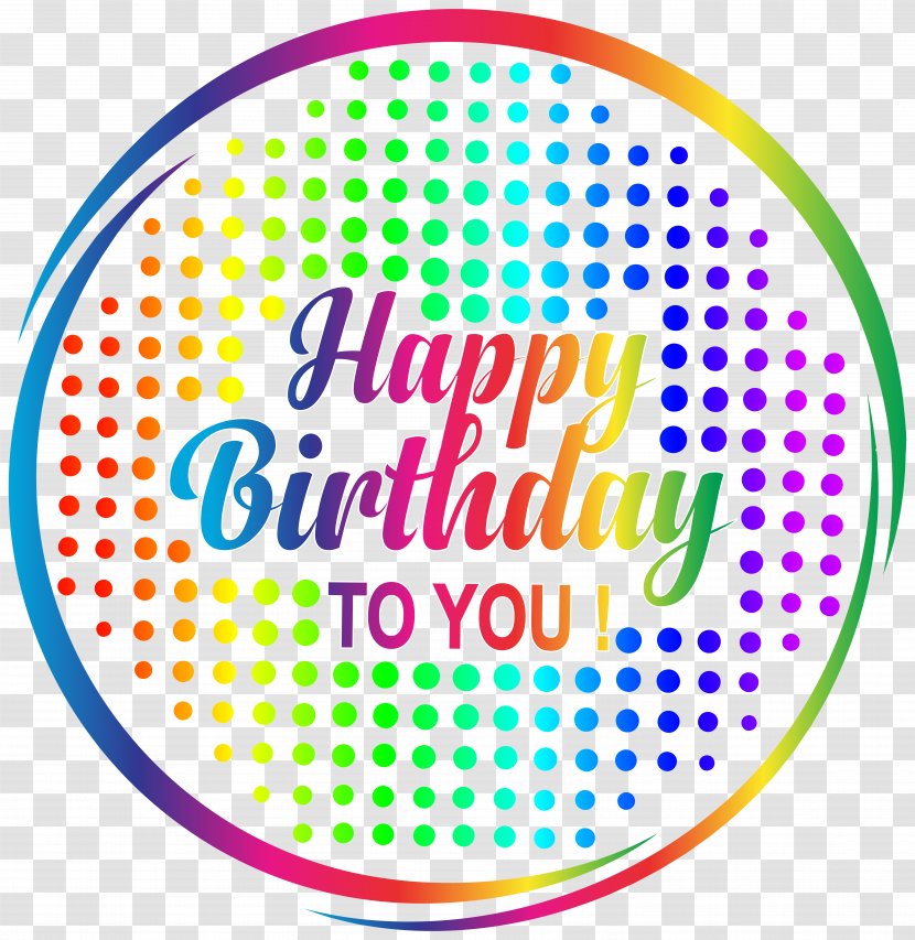 Birthday Cake Happy To You Clip Art - Multicolour Transparent PNG