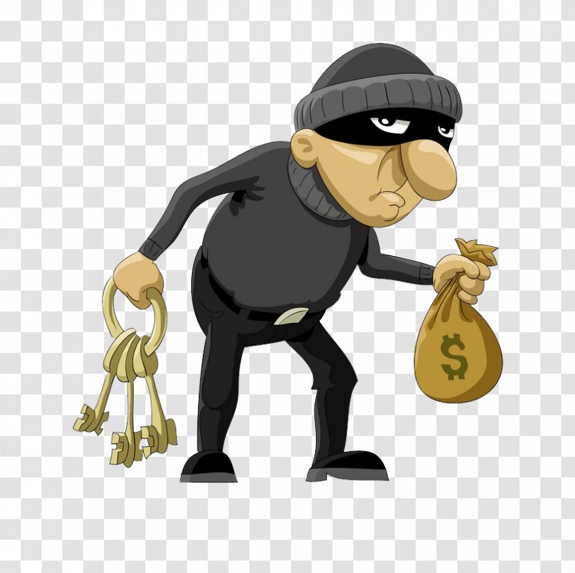 Robbery Burglary Crime Theft - Human Behavior - Thief Transparent PNG