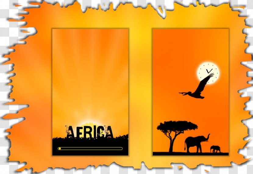 Africa Desktop Wallpaper Image Graphics Clip Art - Orange Transparent PNG