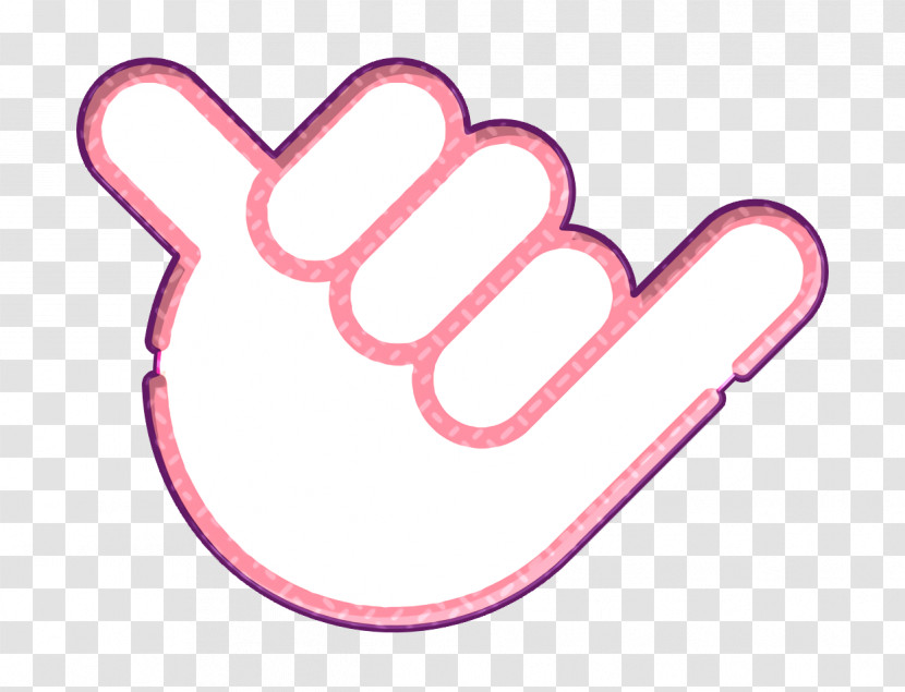 Reggae Icon Hang Loose Hand Icon Transparent PNG