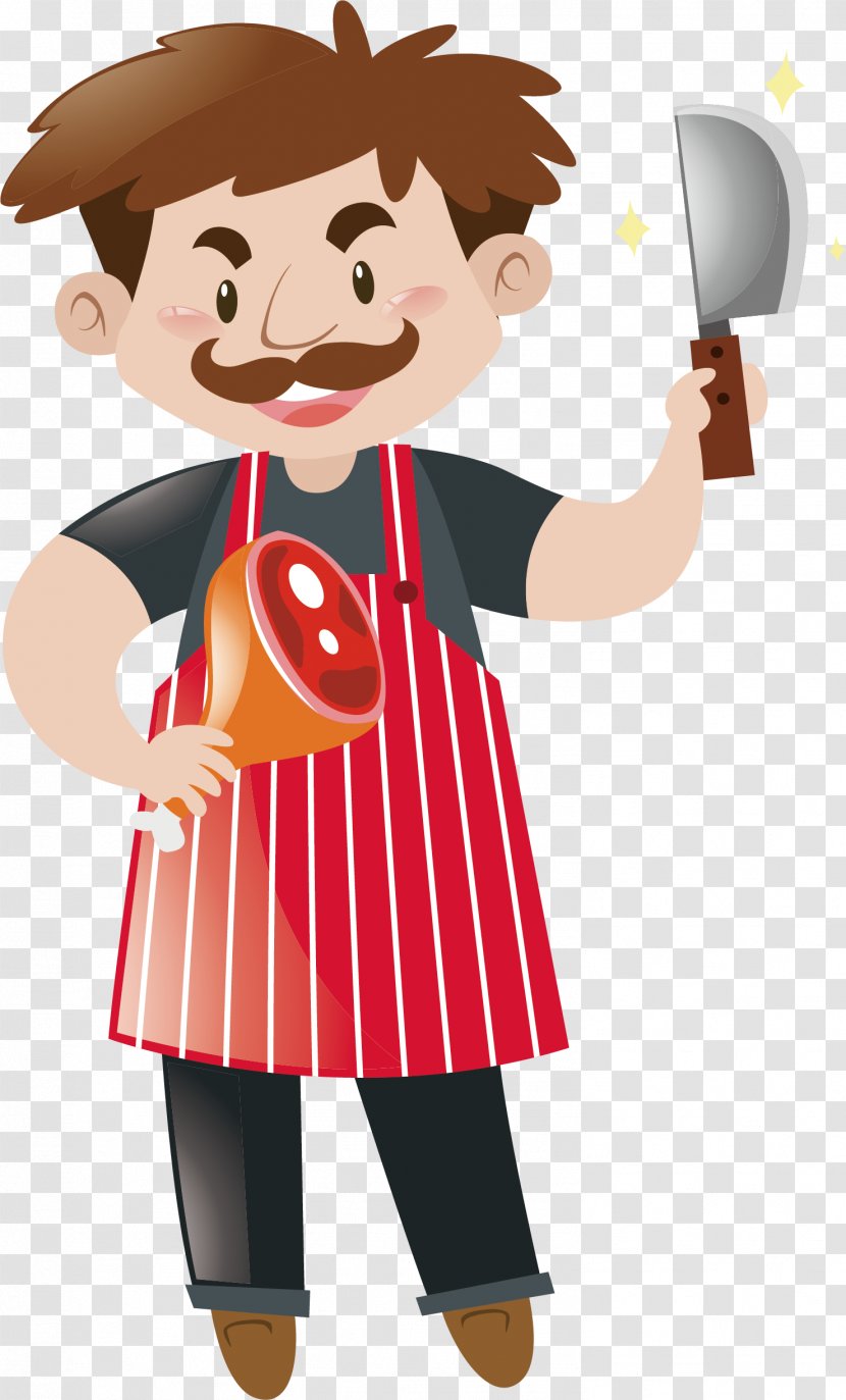 Royalty-free Chef Meat Illustration - Boy - Chop Master Transparent PNG