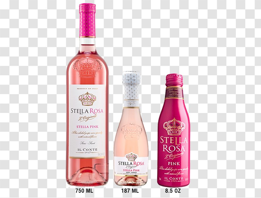 Sparkling Wine Liqueur Rosé Moscato D'Asti - Red Transparent PNG