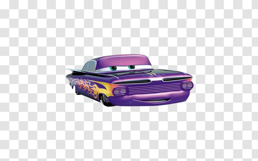 Ramone Cars Flo Lightning McQueen - Automotive Design Transparent PNG