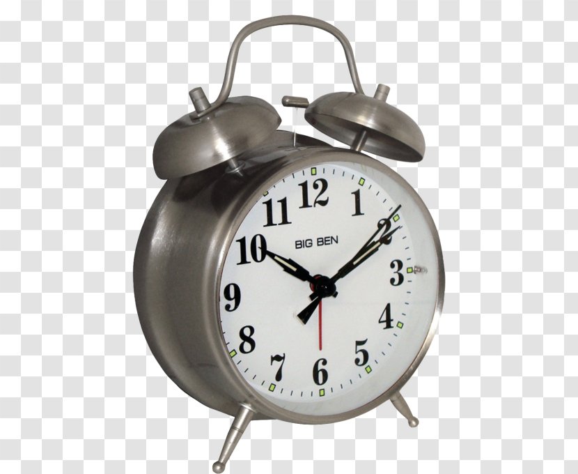 Alarm Clocks Big Ben 4 1 2 Twin Bell Clock Westclox Metal 90010A Transparent PNG