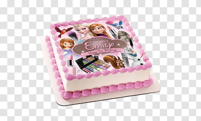 Birthday Cake Princess Cupcake Frosting & Icing Torte Transparent PNG