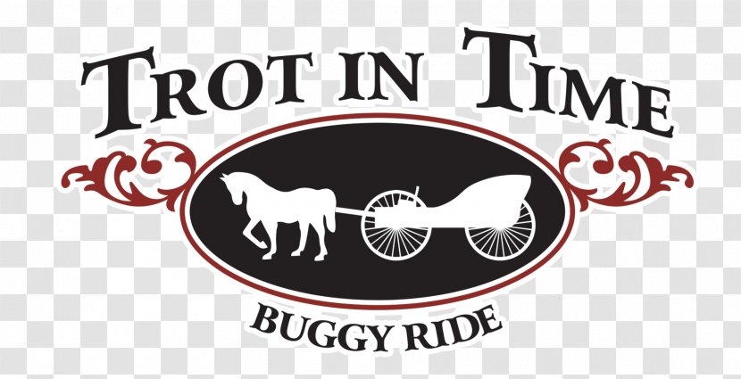 Trot In Time Horse And Buggy Horse-drawn Vehicle Carriage - Signage - Drawn Transparent PNG