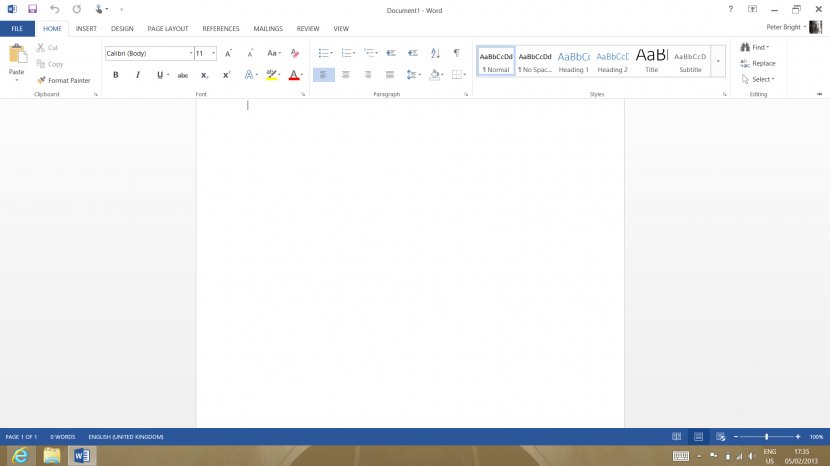 Microsoft Word Office 2013 Document Page Footer - Screenshot Transparent PNG