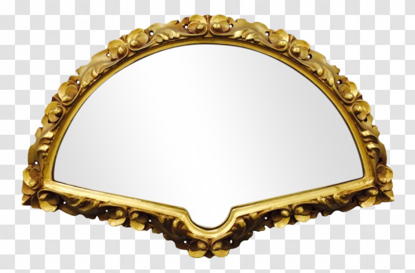 01504 Jewellery - Mirror - Vintage Gold Transparent PNG