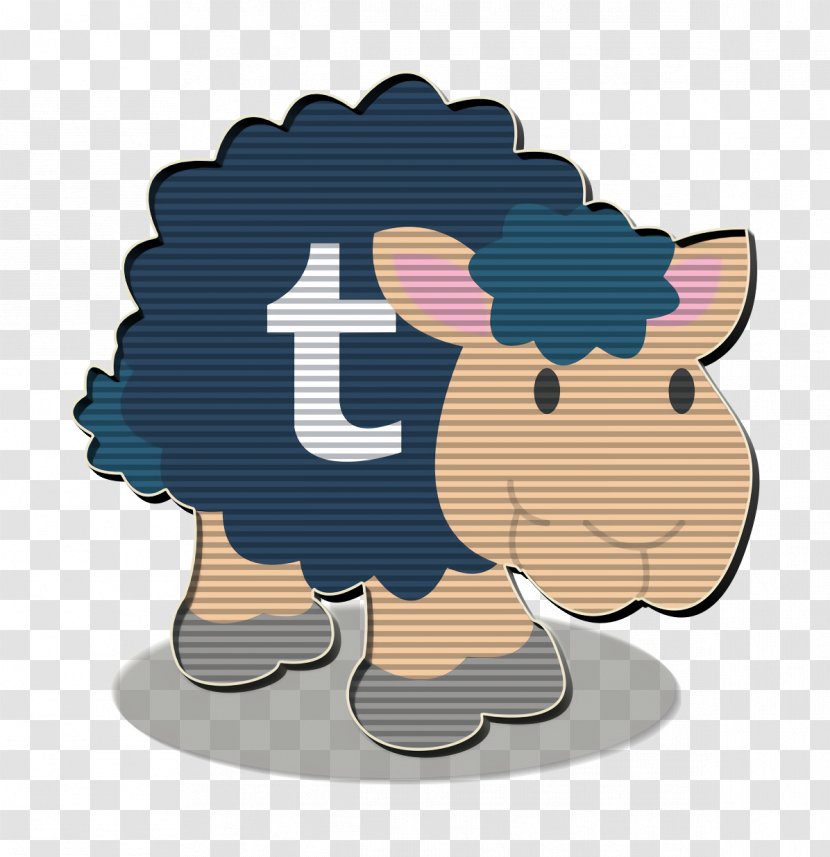 Sheep Icon Social Network Tumblr - Animation Cartoon Transparent PNG