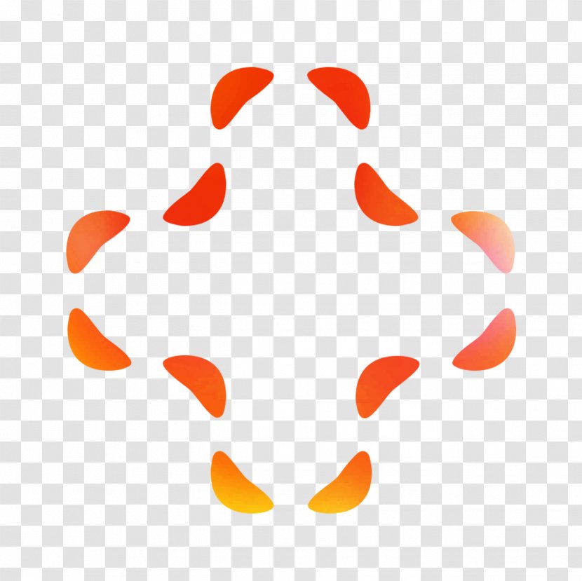 Product Clip Art Line Pattern - Paw - Orange Transparent PNG