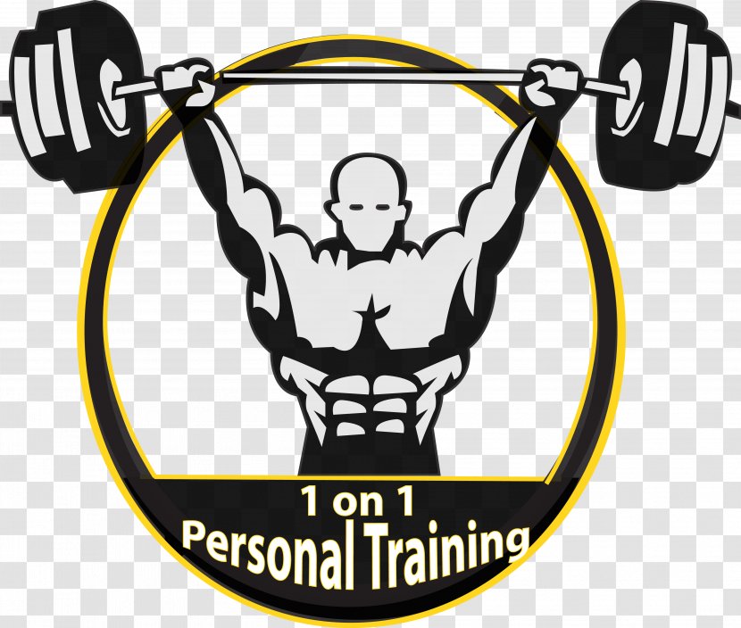 Logo Clip Art Brand Font Line - Yellow - Personal Trainer Transparent PNG