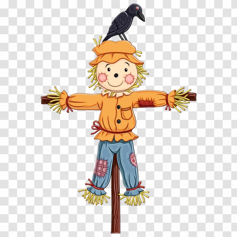 Cartoon Scarecrow Costume Piñata Transparent PNG