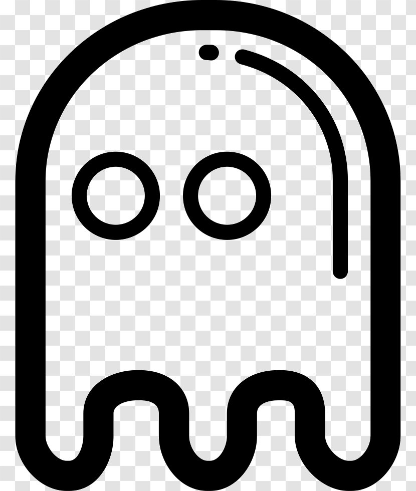 Clip Art Ghost Image Black And White - Word Transparent PNG