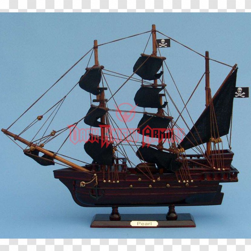 Brig Ship Model Pirate Black Pearl - East Indiaman Transparent PNG
